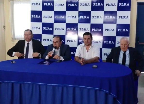 Conferencia de prensa del PLRA ante denuncia de Dionisio Amarilla.