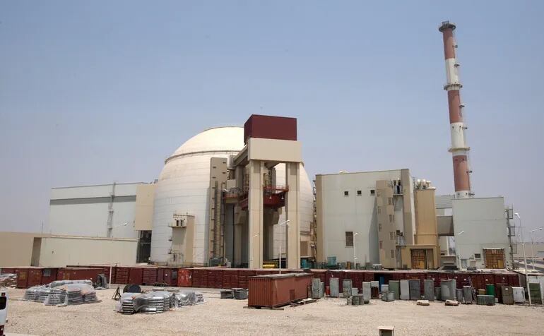 Fotografía de archivo que muestra la planta nuclear de Bushehr en el sur de Irán.