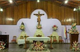 Como ya es tradicional, en la parroquia María Auxiliadora de Cabañas celebran la misa del novenario en honor a la Madre Auxiliadora.
