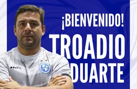 La presentación Troadio Duarte como nuevo entrenador de Sol de América.