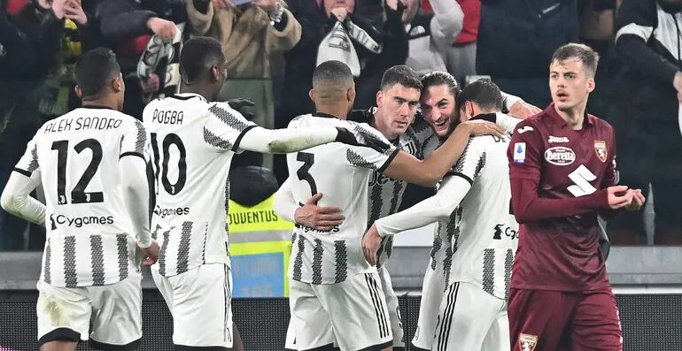 Juventus derrotó al Torino en el clásico de Turín