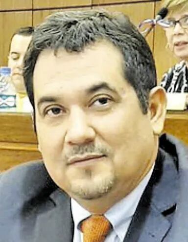 Martín Arévalos, senador de la ANR (Colorado Añetete) y precandidato a intendente de la ciudad de Asunción.