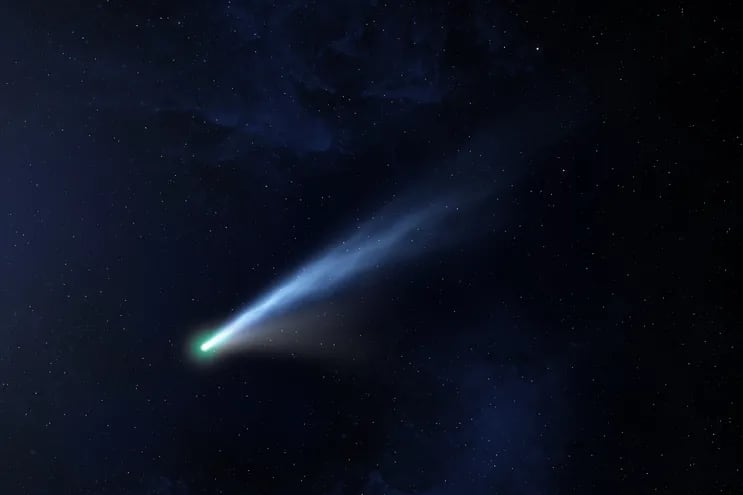 Imagen ilustrativa. El cometa "diablo" ya es visible en el hemisferio Norte.