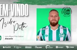Isidro Pitta ya fue anunciado por el Juventude.