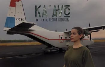 Lucía Maciel interpreta a la Tte. Leticia Lozaga en "Ka'avo". Es la segunda película de Héctor Rodríguez, tras "Gritos del Monday".