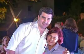 Sebastián Villarejo y Patricia Dos Santos, la dupla de Patria Querida para las internas del 18 de diciembre próximo.