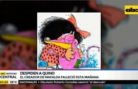 Despiden a Quino, creador de Mafalda