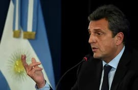 El ministro de Economía, Sergio Massa.  (AFP)