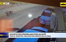 Video: Ciclista fue atropellado en zona de la Costanera