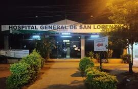 Fachada del Hospital General de San Lorenzo (Calle'i).