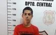 Bruno Arístides Fernández Sandoval, de 24 años, detenido.