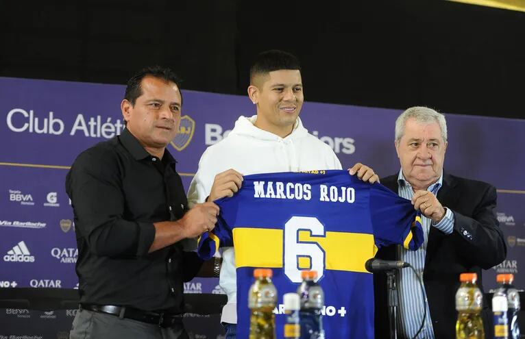 Boca Juniors presentó a Marcos Rojo