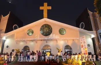 La majestuosa catedral de San Blas, una icónica obra de arquitectura que se convirtió en el símbolo de la fe para la feligresía de Alto Paraná.