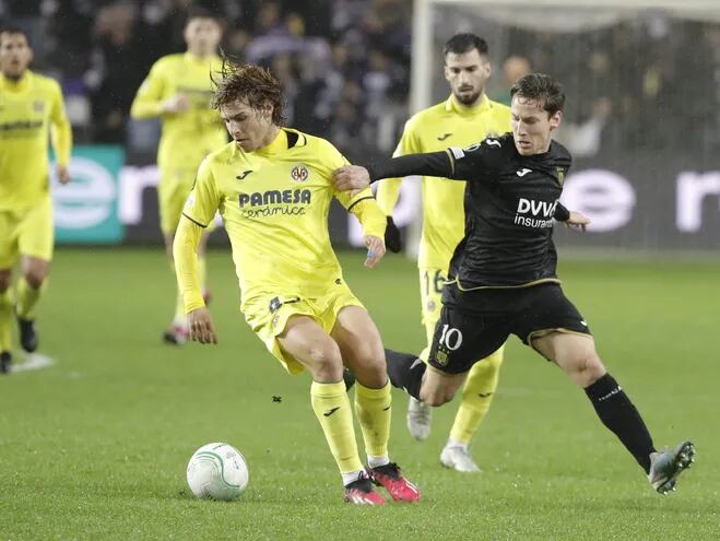 Villarreal sacó un valioso empate en Bruselas