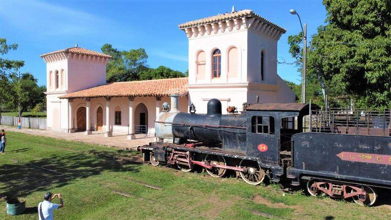 Restauración y puesta en valor de la ex estación de tren de Pirayú donde fue también habilitado el museo histórico