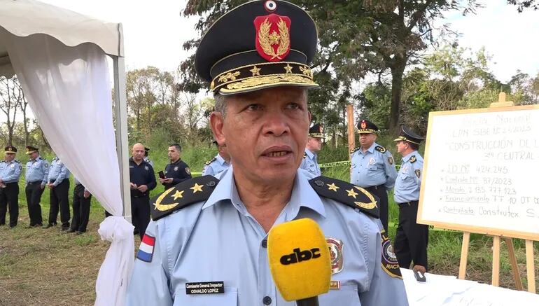 Comisario general inspector Osvaldo Luis López Alfonzo, director general de Prevención y Seguridad, quien será destituido, según el ministro del Interior, Enrique Riera.