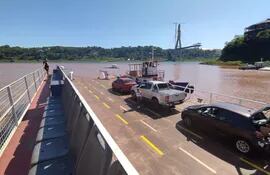 El cruce fluvial entre Presidente Franco y Puerto Iguazú se reestablecería desde el lunes.