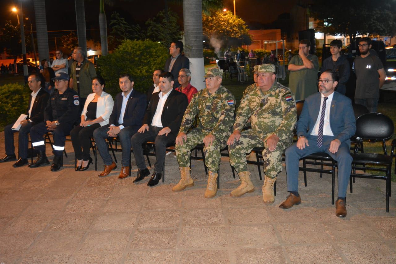 Autoridades militares, municipales y del Poder Judicial participaron de la actividad.
