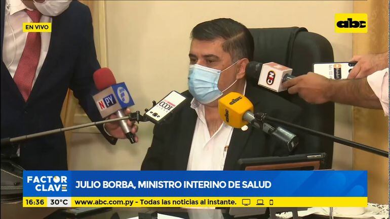 Julio Borba, ministro interino de Salud - ABC Noticias - ABC Color