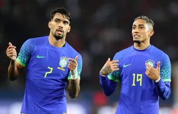 Lucas Paquetá (7) está en duda para el Mundial de Qatar