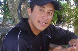 Marcelo Diosnel Martínez Aceval, víctima fatal del accidente.