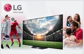 Viví el fútbol desde la casa con toda la tecnología y definición de los televisores LG.