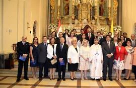 Autoridades y directivos de la Universidad Católica “Nuestra Señora de la Asunción”.