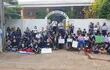 En la escuela básica 314 de San Pedro de Ycuamandyyú inician el año lectivo con manifestaciones