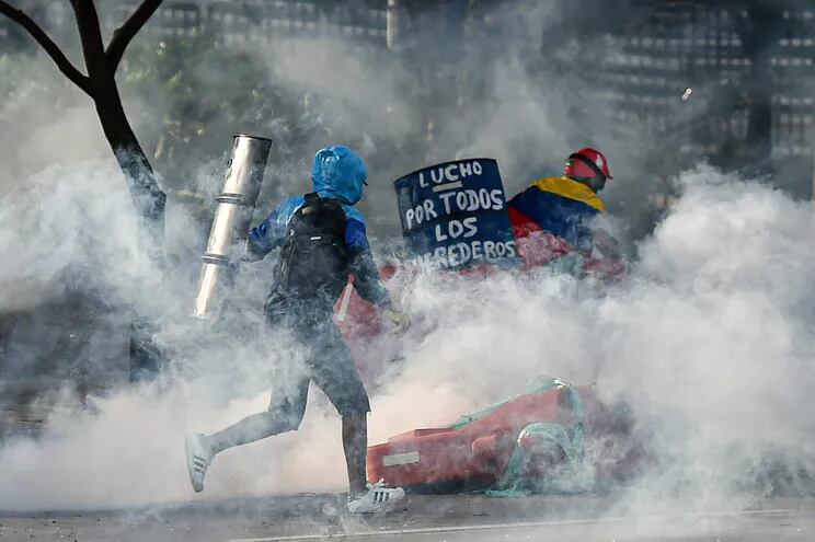 Protestas en Colombia (Imagen referencial).