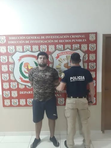 Robert Nicolás Silvero Domínguez (24) fue detenido como sospechoso por el asalto.