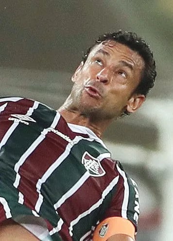 El experimentado Fred, el capitán de Fluminense.