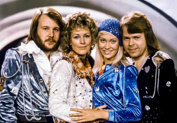 Los integrantes del grupo sueco ABBA, que hoy darán a conocer novedades en una conferencia de prensa que comenzará a las 12:45 de Paraguay.