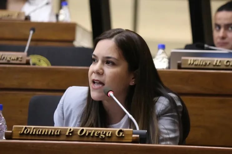 La diputada Johanna Ortega habla de "oportunismo" en referencia a la derogación de la Ley 5.777 planteada por el cartismo.