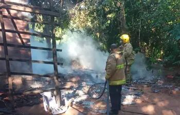 Incendio con derivación fatal en Trinidad