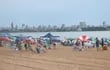 Vista de la playa San José, el principal motivo de atracción de miles de turistas que llegan de distintos puntos del país.
