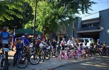 La segunda edición de ciclismo se realizó en este municipio en el marco de la fiesta patronal y fundacional de Ybycuí.