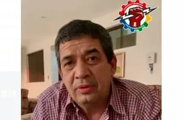 Vicepresidente de la República, Hugo Velázquez, en el video dirigido a la Coordinadora Colorada de Itaipú.