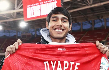 Alexis Duarte, nuevo jugador del Spartak de Moscú.