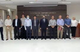 La comisión directiva del Centro de Importadores del Paraguay.