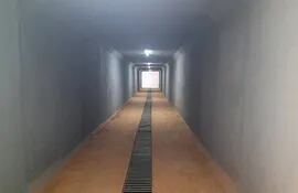 Túnel peatonal habilitado en Eusebio Ayala, que se construyó en el marco de la APP de la ruta PY02.