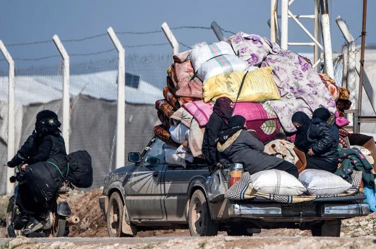 Suman más de un   millón de desplazados en la ofensiva en  el norte de Siria, último bastión de los rebeldes.