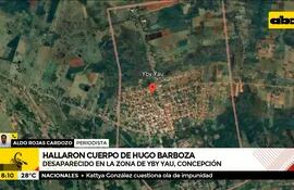 Hallaron cuerpo de Hugo Barboza, desaparecido en Yby Yaú