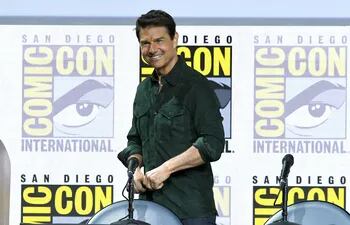Tom Cruise durante la presentación de "Top Gun: Maverick" en la Comic Con de San Diego, este jueves.