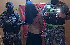 Lorenzo Sebastián Godoy, detenido por violar su arresto domiciliario. El mismo cuenta con frondosos antecedentes.
