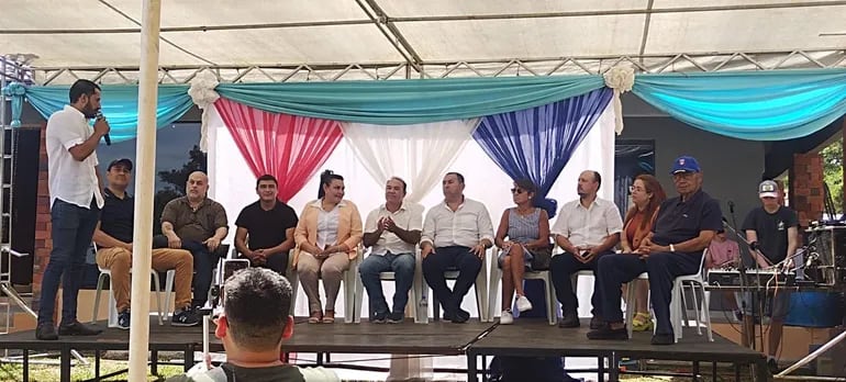 Reunión del frente democrático, en Cordillera.