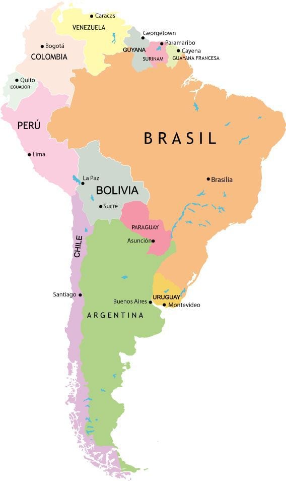 Países de América del Sur - Escolar - ABC Color