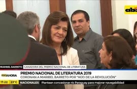 Maribel Barreto ganadora del Premio Nacional de Literatura 2019