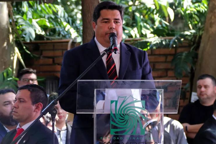 El director paraguayo de la Entidad Binacional Yacyretá (EBY), Luis Benítez.