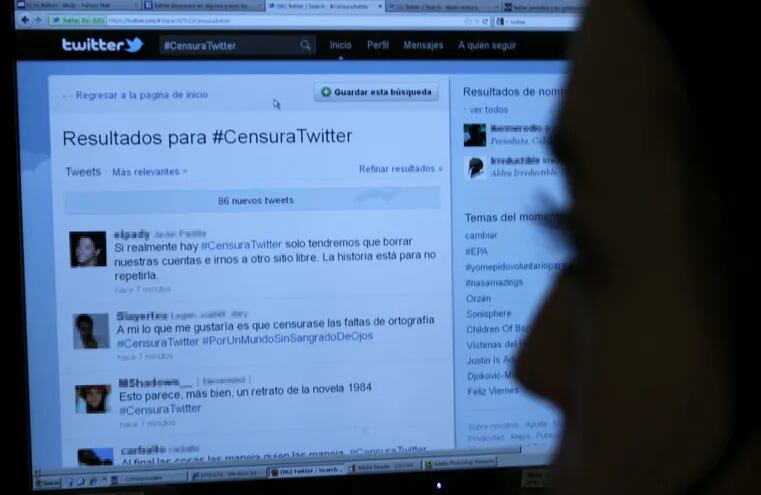 Gobierno ruso se lanza contra la red social Twitter. (archivo).