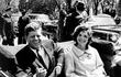El presidente de EE.UU. John F. Kennedy y la primera Dama, Jacqueline Kennedy.